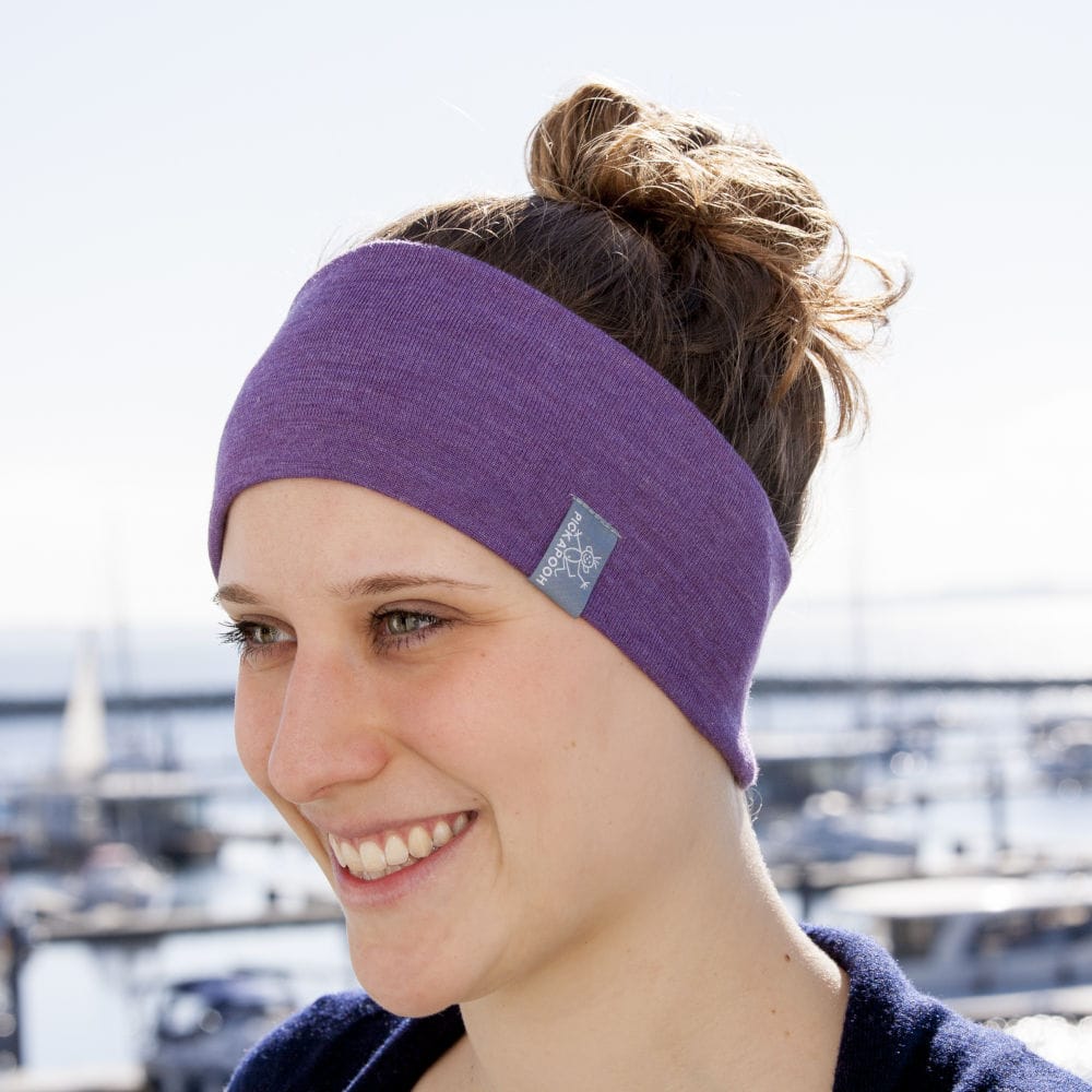PICKAPOOH Stirnband Bio-Schurwolle/Seide für Kinder und Erwachsene 